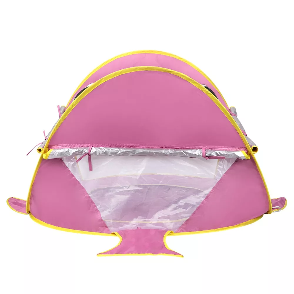 Pop Up Baby Beach Tent with Shade Pool - Portable Sun Shelter for UV Protection and Fun Water Play for Kids